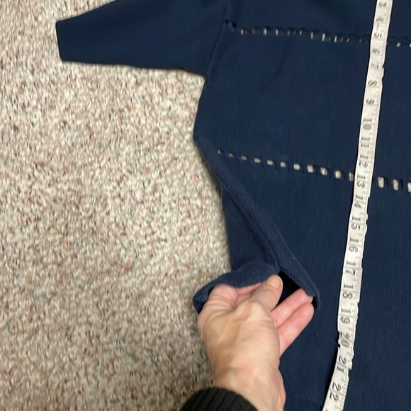 French connection oversized cut out turtleneck sweater with side slits - Picture 6 of 8